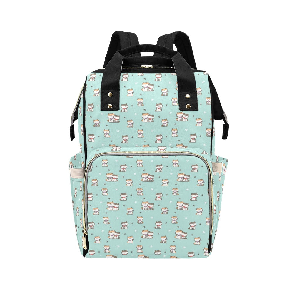 Shiba Inu Print Design LKS302 Diaper Bag Backpack