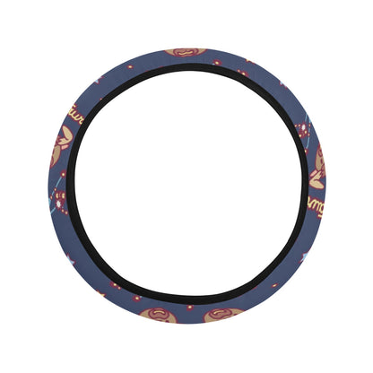 Taurus Print Design LKS304 Steering Wheel Cover with Elastic Edge