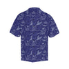 Manta Ray Print Design LKS401 Men's Hawaiian Shirt