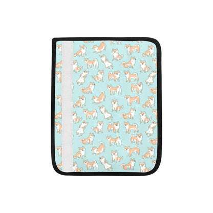 Shiba Inu Print Design LKS304 Car Seat Belt Cover