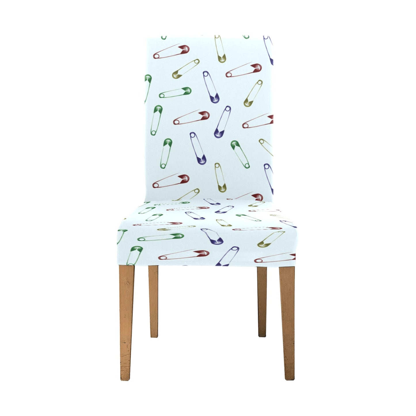 Safety Pin Print Design LKS303 Dining Chair Slipcover