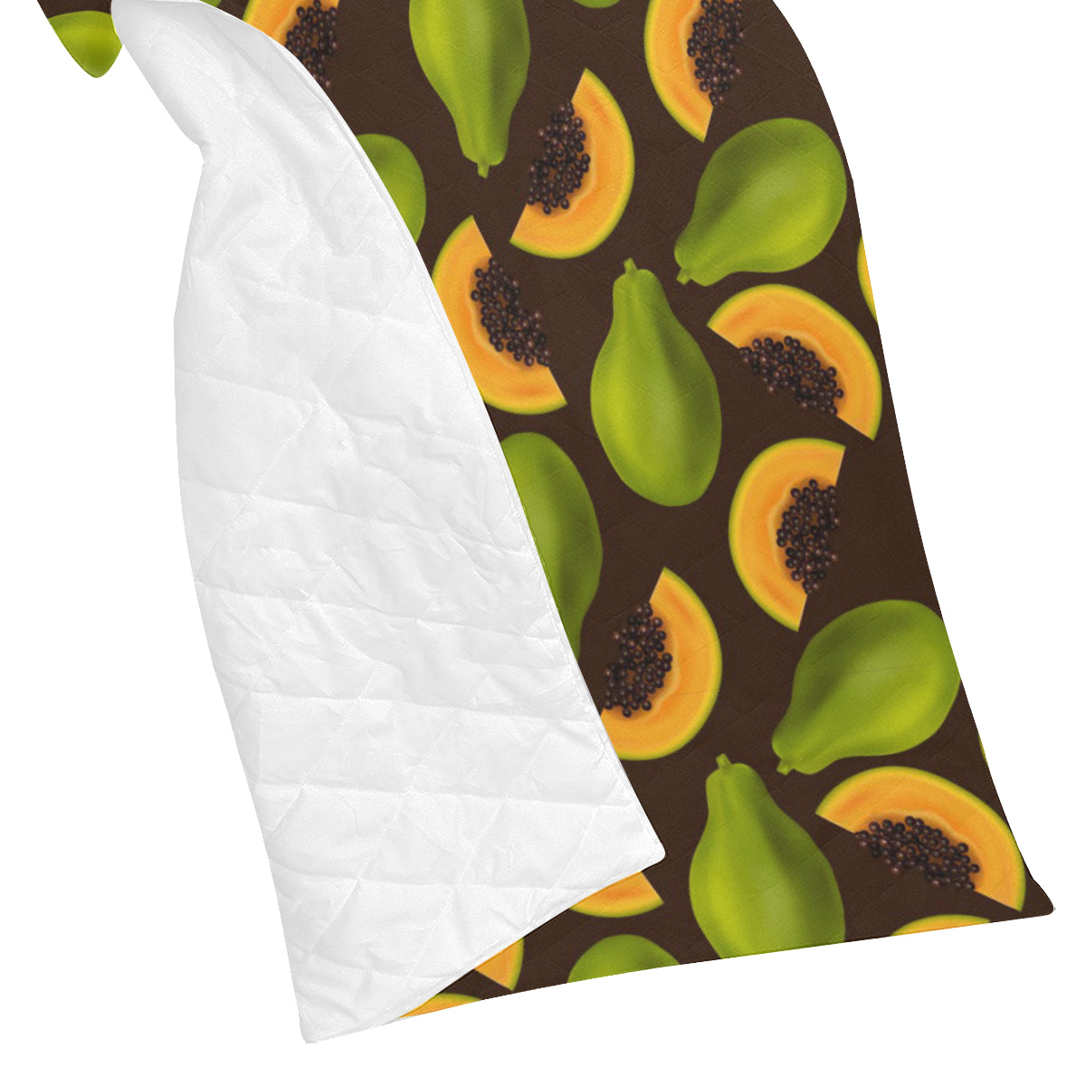 Papaya Pattern Print Design PP04 Premium Quilt