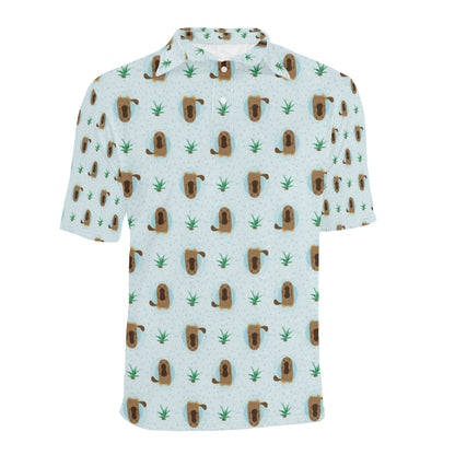Platypus Pattern Print Design A04 Men Polo Shirt