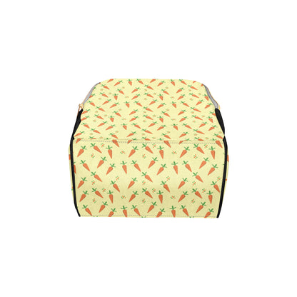 Carrot Pattern Print Design 04 Diaper Bag Backpack