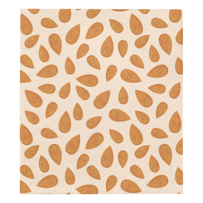 Almond Pattern Print Design 03 Premium Quilt