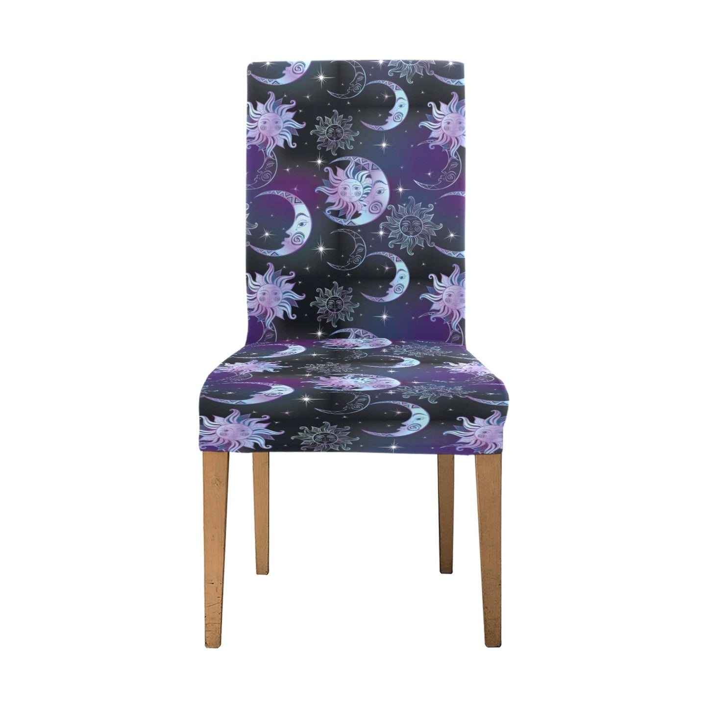 Sun Moon Print Design LKS303 Dining Chair Slipcover