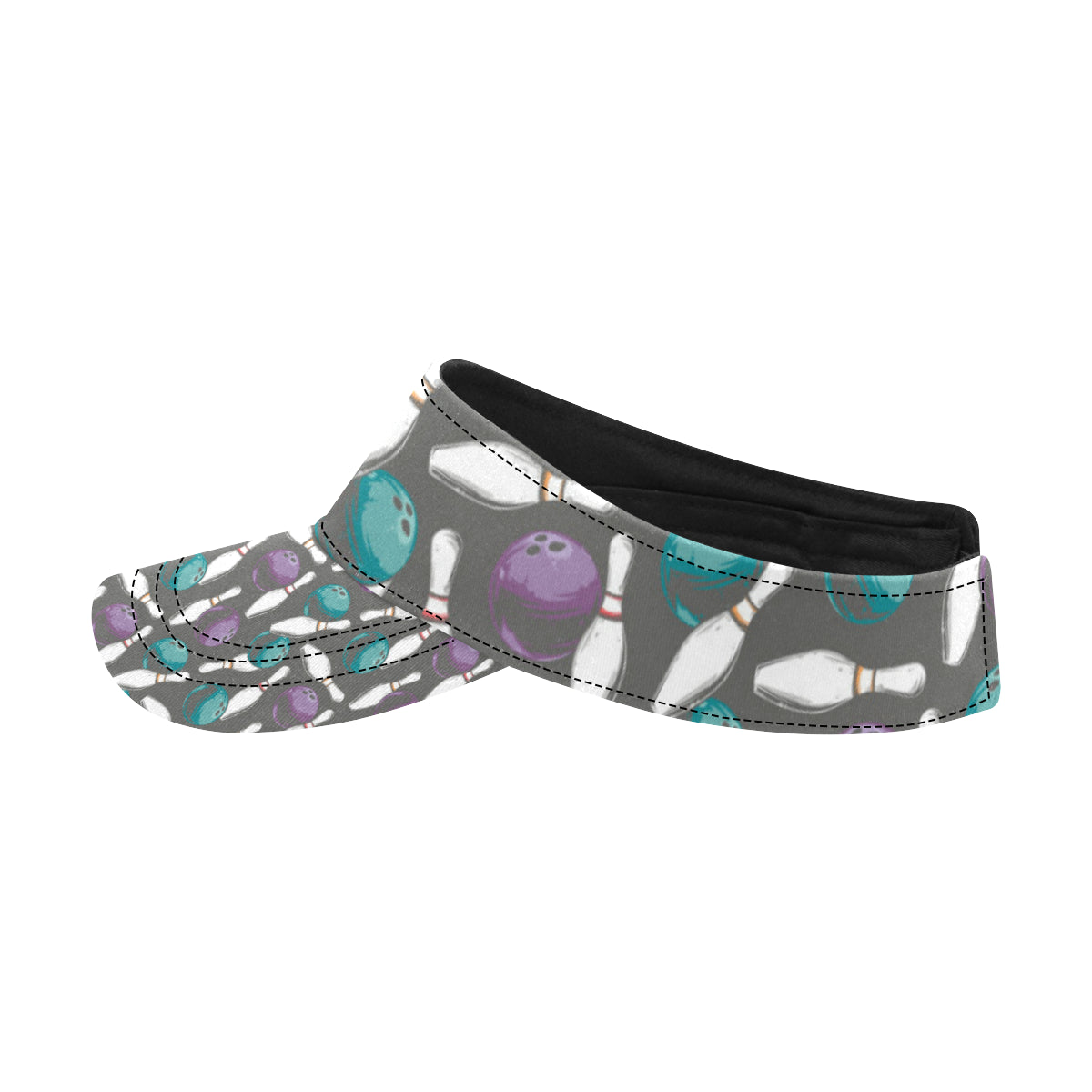 Bowling Pattern Print Design 03 Unisex Sun Visor