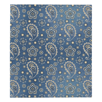 Jean Paisley Pattern Print Design 01 Premium Quilt