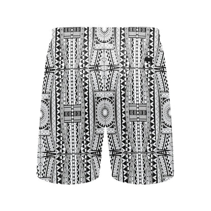 Polynesian Tattoo Design Men's Swim Trunks Beach Shorts
