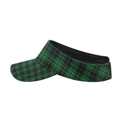 Green Tartan Plaid Pattern Unisex Sun Visor