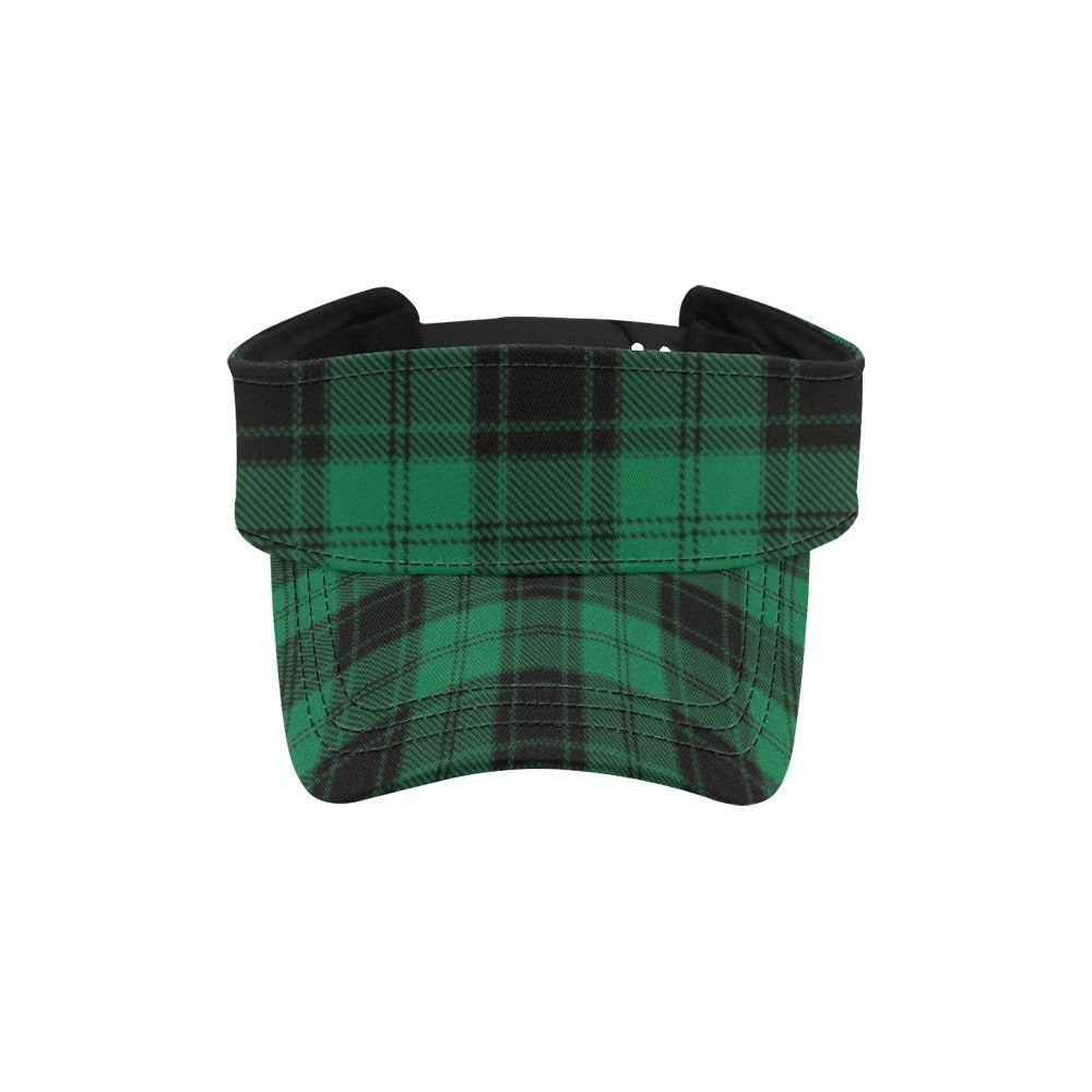 Tartan Green Print Design LKS302 Unisex Sun Visor
