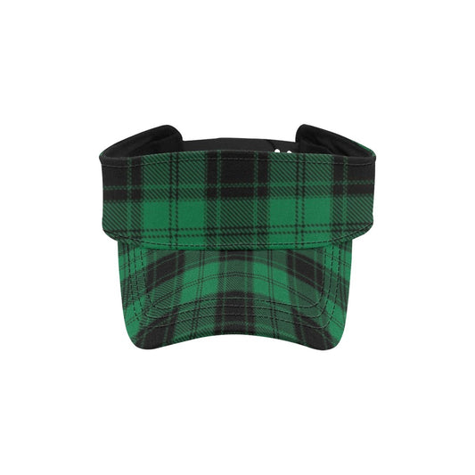 Tartan Green Print Design LKS302 Unisex Sun Visor