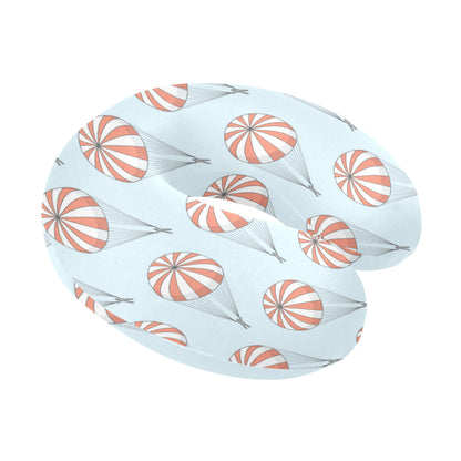Skydiving Pattern Print Design 01 U-Shaped Travel Neck Pillow