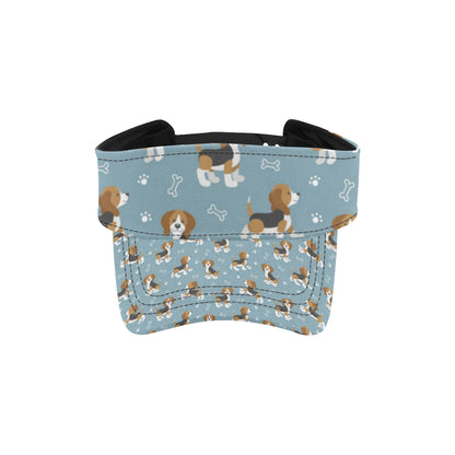Beagle Pattern Print Design 02 Unisex Sun Visor