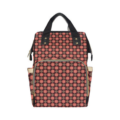 Celtic Pattern Print Design 02 Diaper Bag Backpack