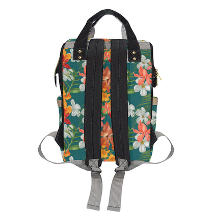 Amaryllis Pattern Print Design AL06 Diaper Bag Backpack