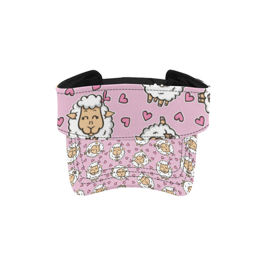 Sheep Cute Pattern Print Design 01 Unisex Sun Visor