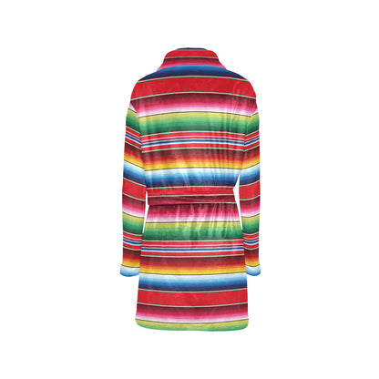 Serape Pattern Women's Fleece Robe