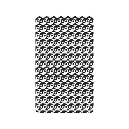 Yin Yang Classic Pattern Design Print Rubber Doormat