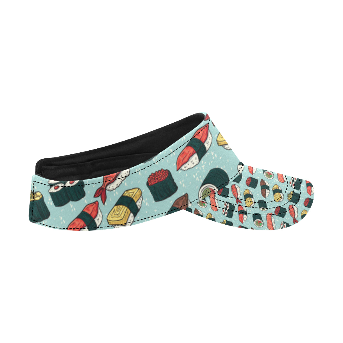Sushi Pattern Design Unisex Sun Visor