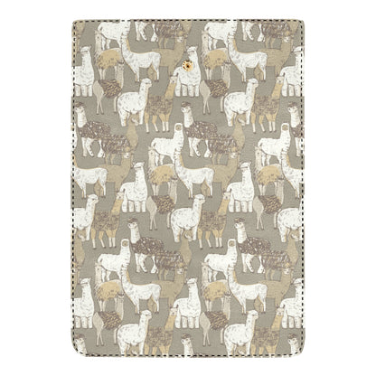 Alpaca Pattern Print Design 01 Women's Trifold Wallet