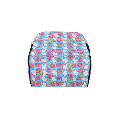 Dragonfruit Pattern Print Design DF04 Diaper Bag Backpack