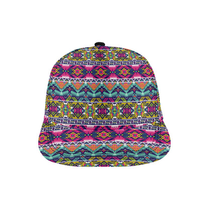 Indian Navajo Color Themed Design Print Snapback Cap