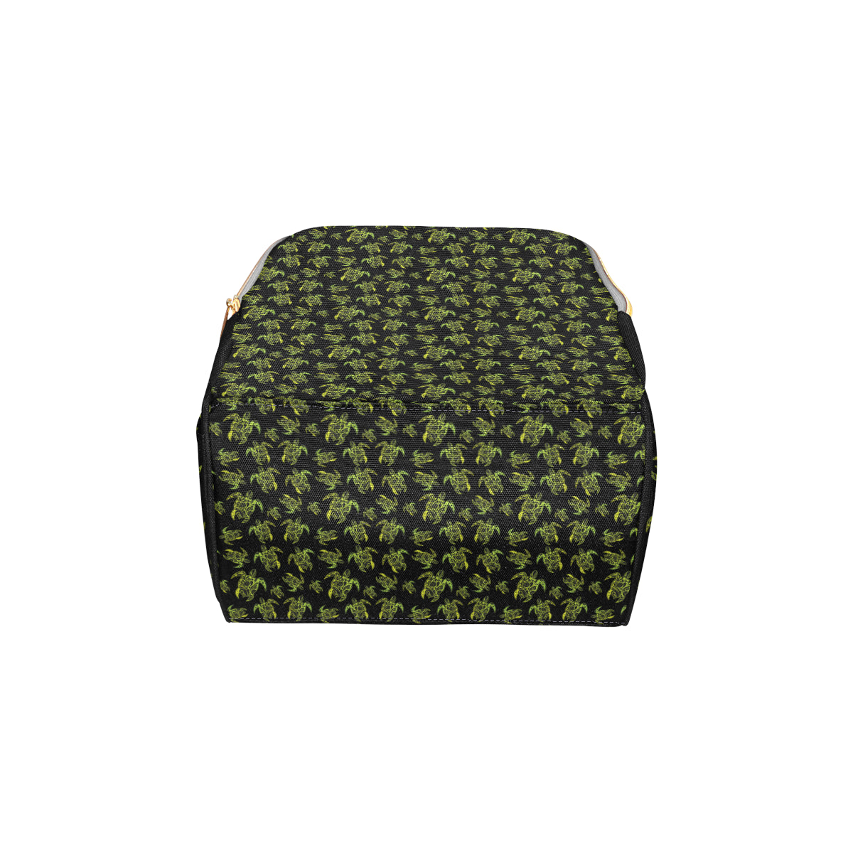 Green Tribal Turtle Polynesian Themed Diaper Bag Backpack