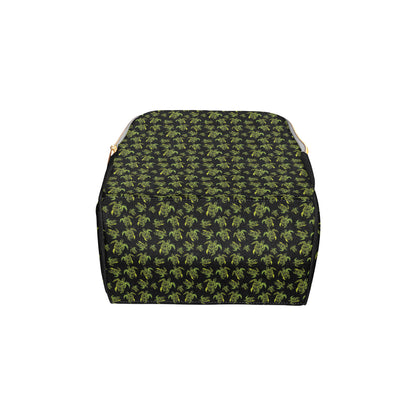 Green Tribal Turtle Polynesian Themed Diaper Bag Backpack