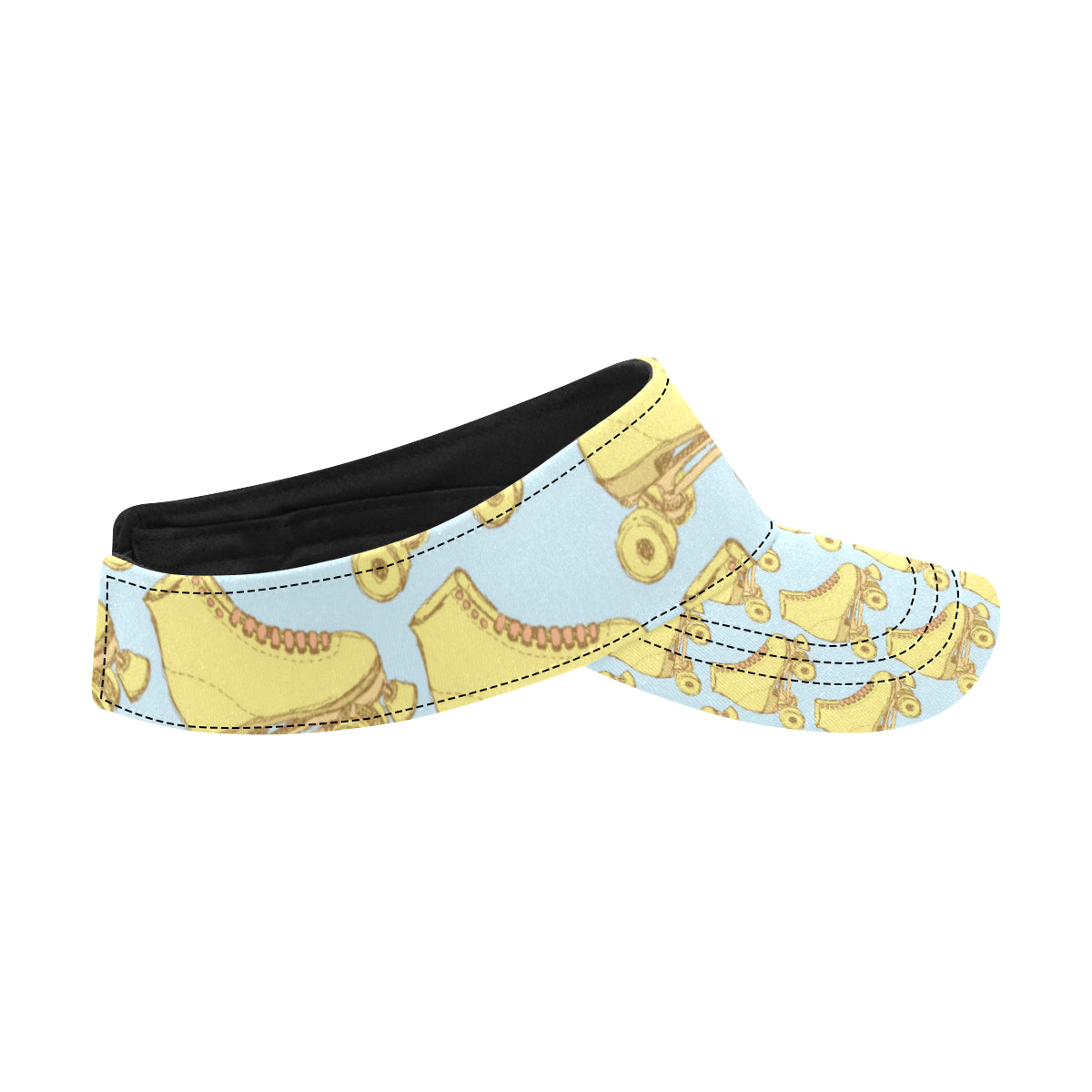 Roller skate Pattern Print Design A03 Unisex Sun Visor