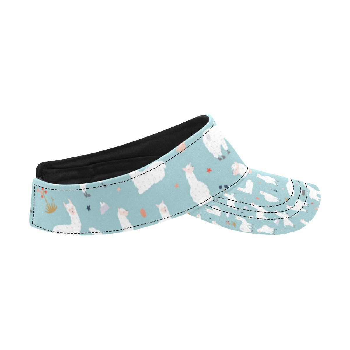 Alpaca Pattern Print Design 02 Unisex Sun Visor