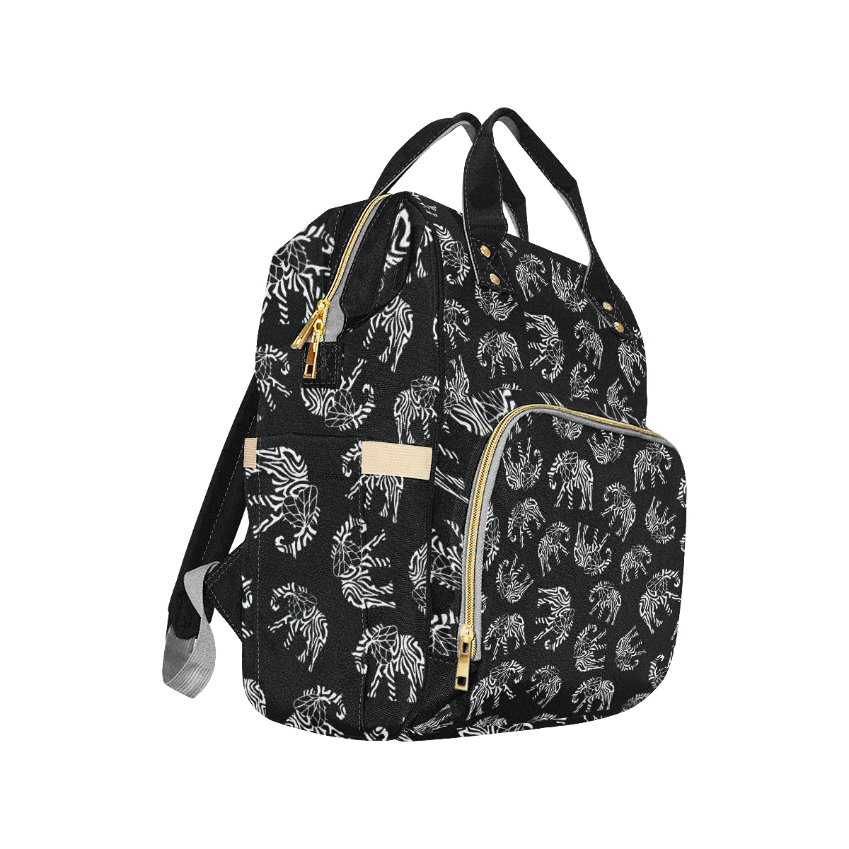 Elephant Tribal Diaper Bag Backpack