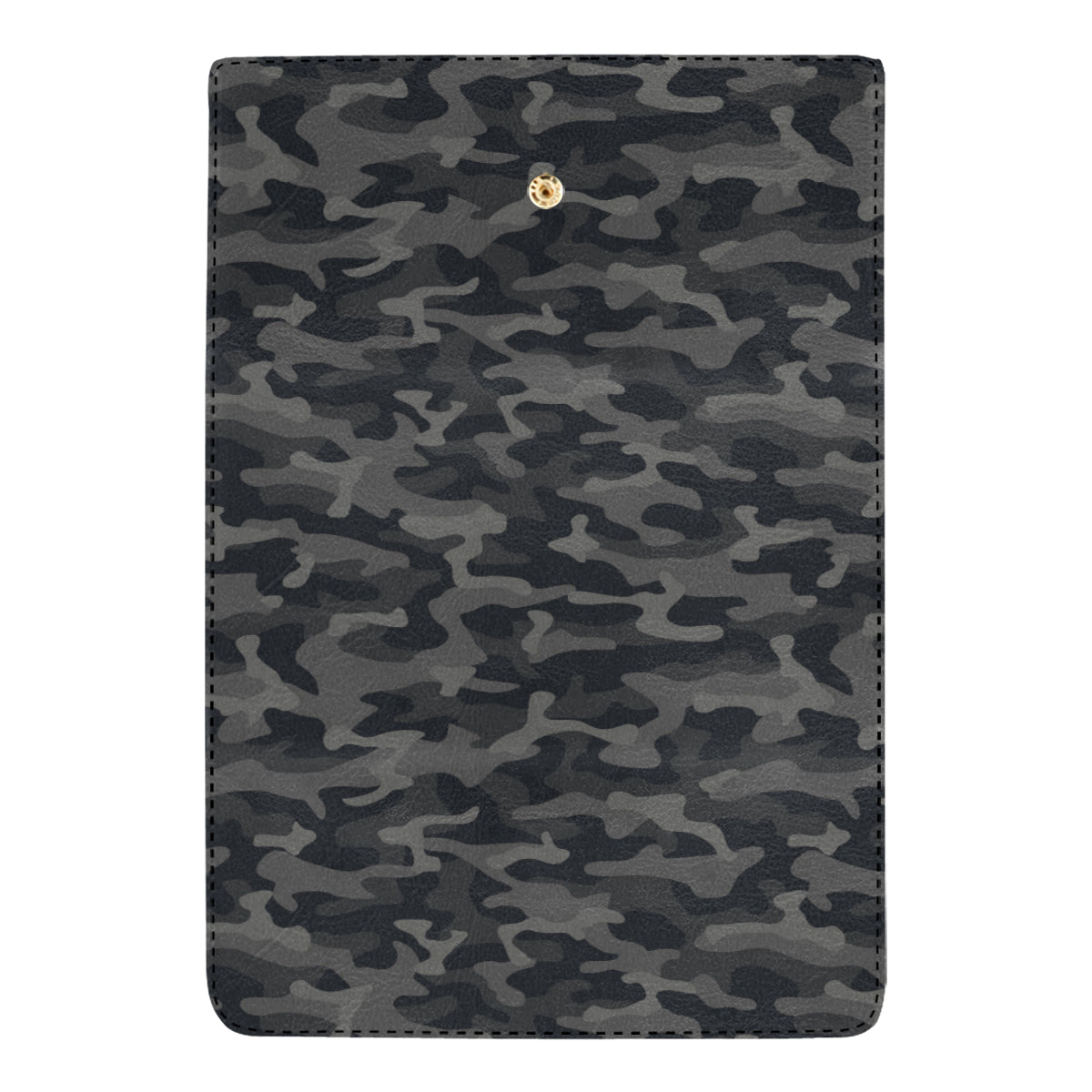 Camo Black Pattern Print Design 02 Women's Trifold Wallet