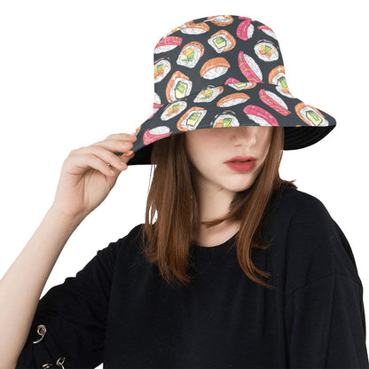 Sushi Print Design LKS306 Unisex Bucket Hat