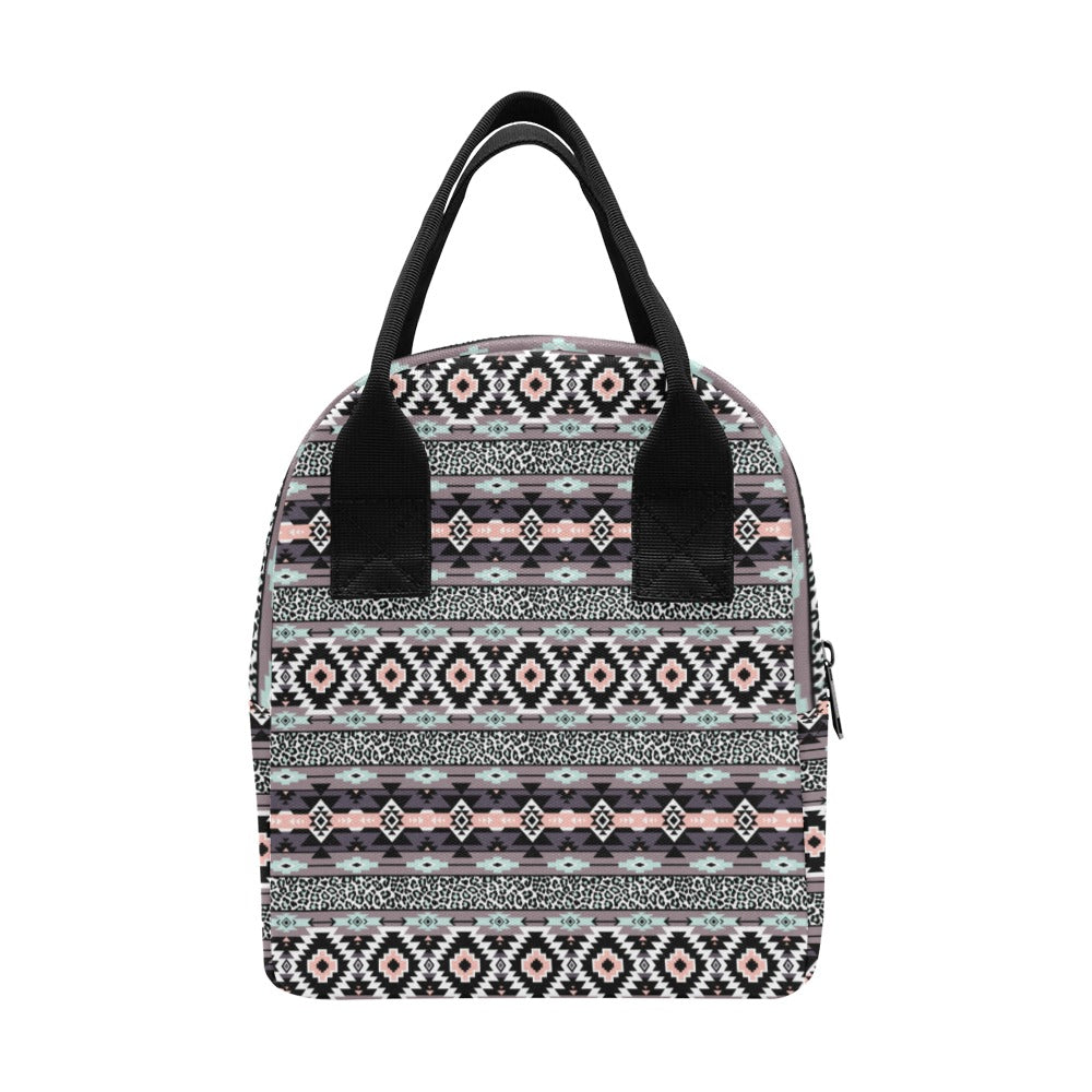 Safari Pattern Print Design LKS302 Insulated Lunch Bag