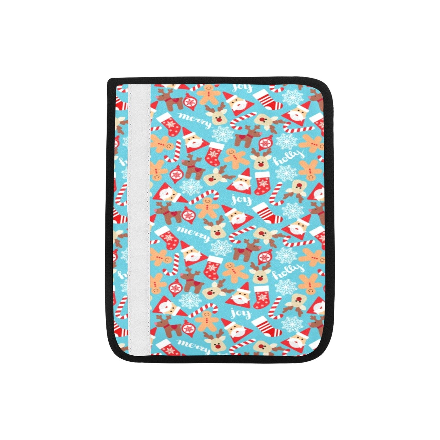 Santa Christmas Themed Print Design LKS306 Car Seat Belt Cover