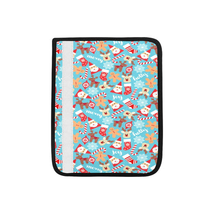 Santa Christmas Themed Print Design LKS306 Car Seat Belt Cover
