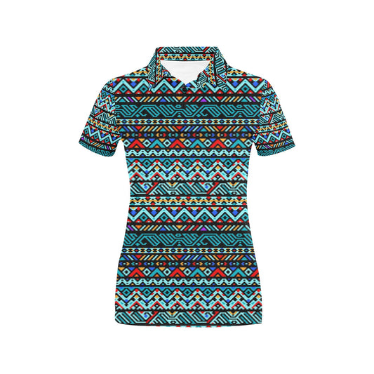 Southwestern Style Women's Polo Shirt