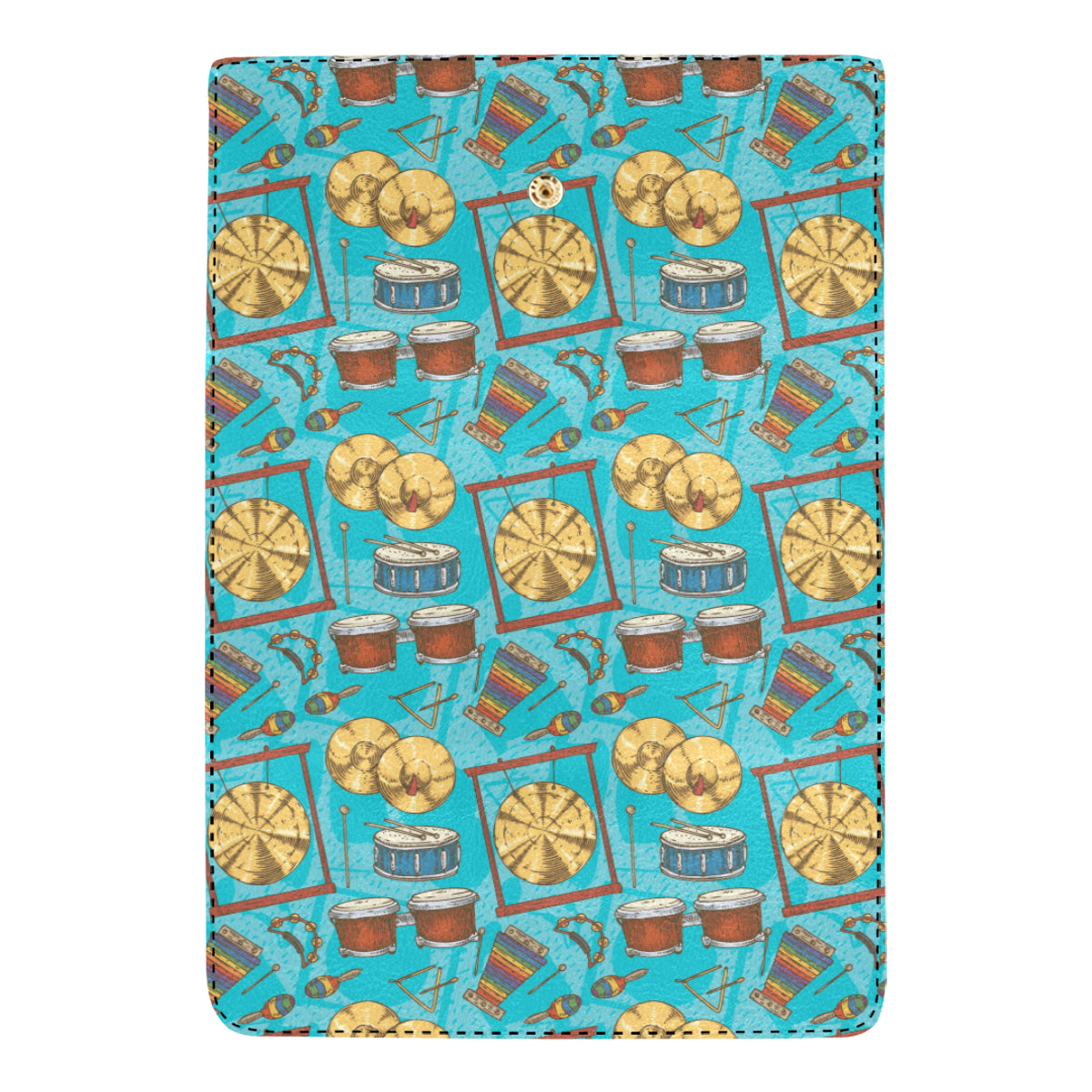 Percussion Pattern Print Design 03 Women's Trifold Wallet