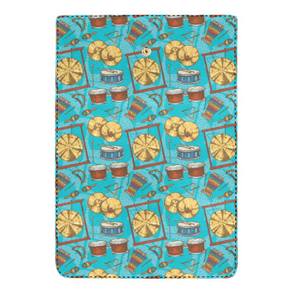 Percussion Pattern Print Design 03 Women's Trifold Wallet