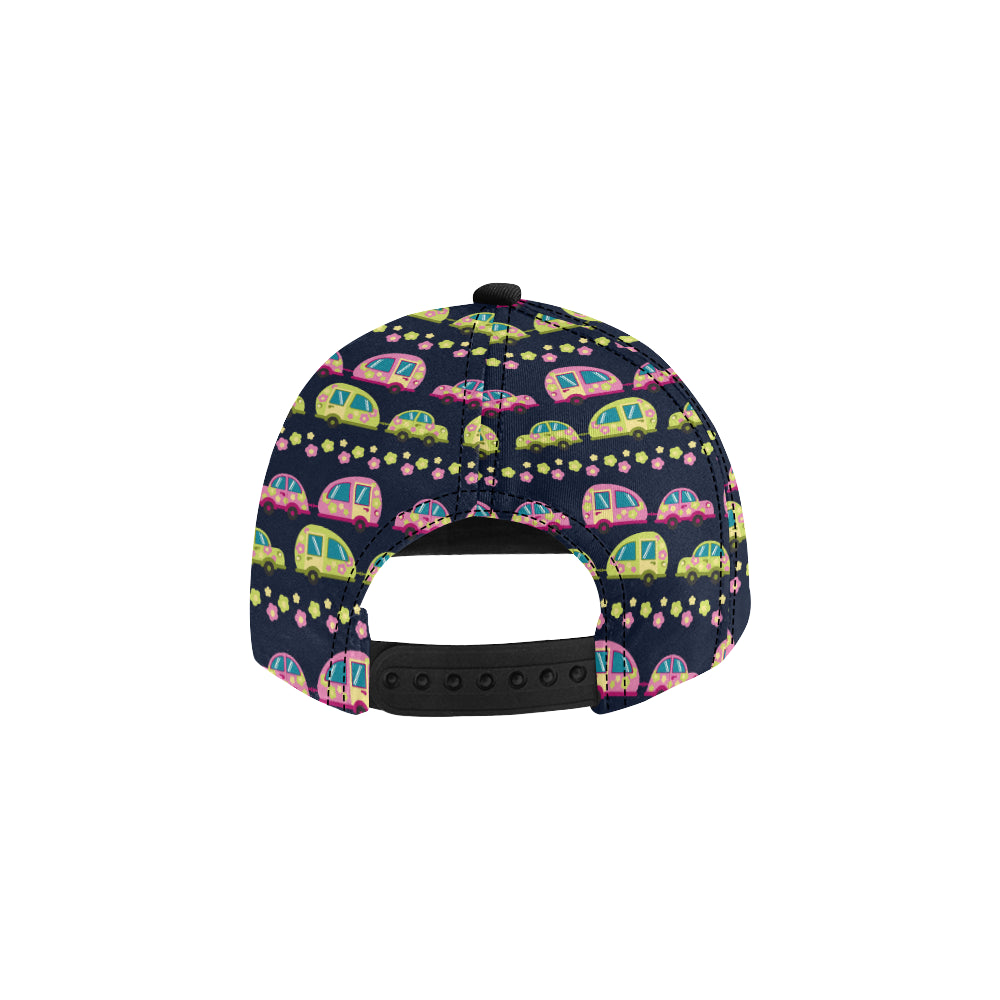 Camper Cute Camping Design No 3 Print Snapback Cap
