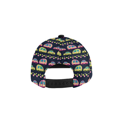 Camper Cute Camping Design No 3 Print Snapback Cap