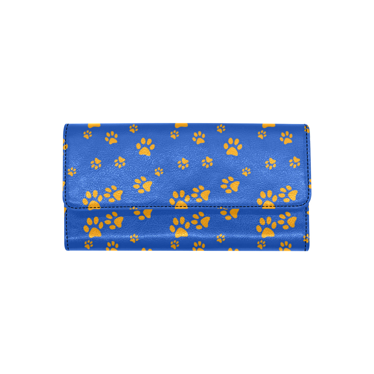 Paw Pattern Print Design A03 Women's Trifold Wallet