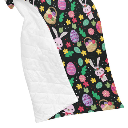Easter Eggs Pattern Print Design RB05 Premium Quilt