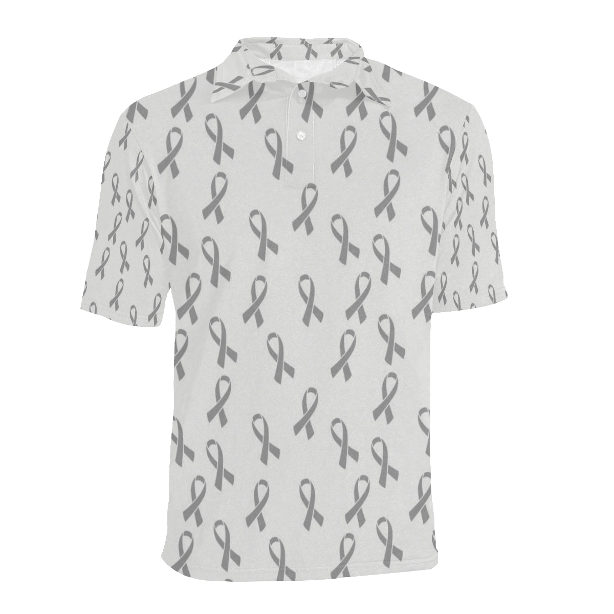Brain cancer Pattern Print Design 01 Men Polo Shirt