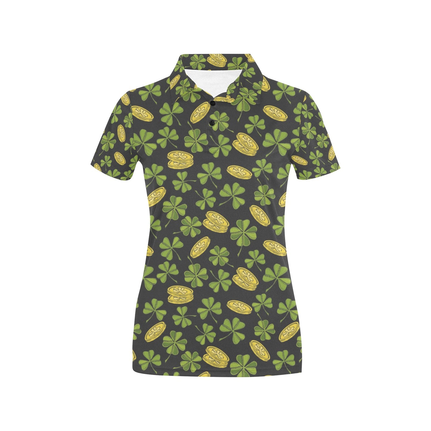 St Patricks Day Print Design LKS305 Women's Polo Shirt