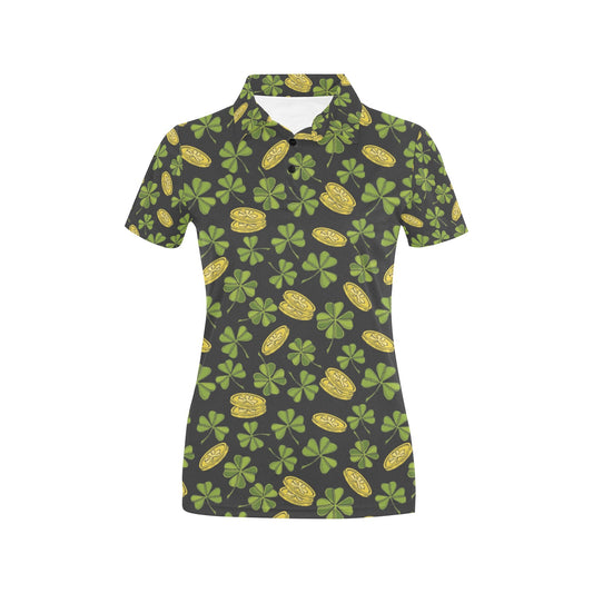 St Patricks Day Print Design LKS305 Women's Polo Shirt