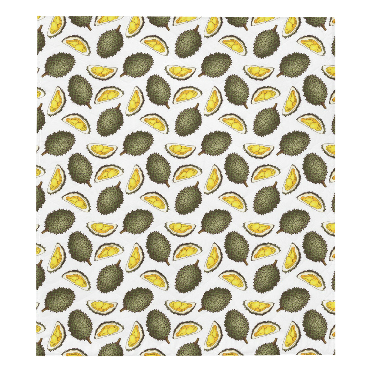 Durian Pattern Print Design DR03 Premium Quilt