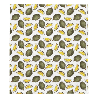 Durian Pattern Print Design DR03 Premium Quilt