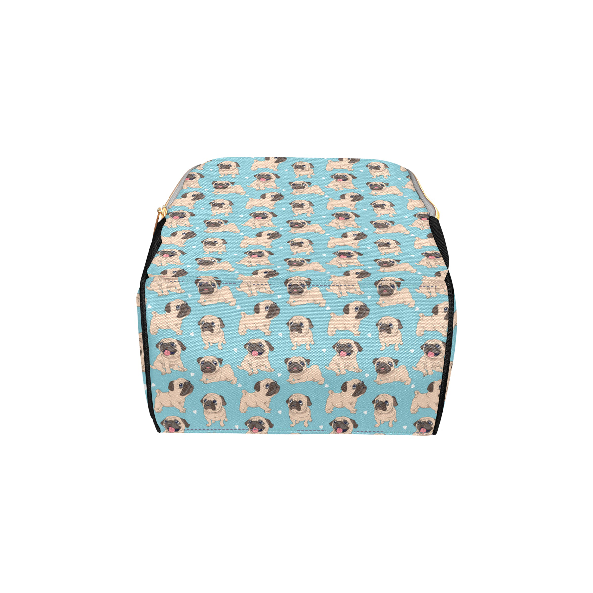 Pug Pattern Print Design A03 Diaper Bag Backpack